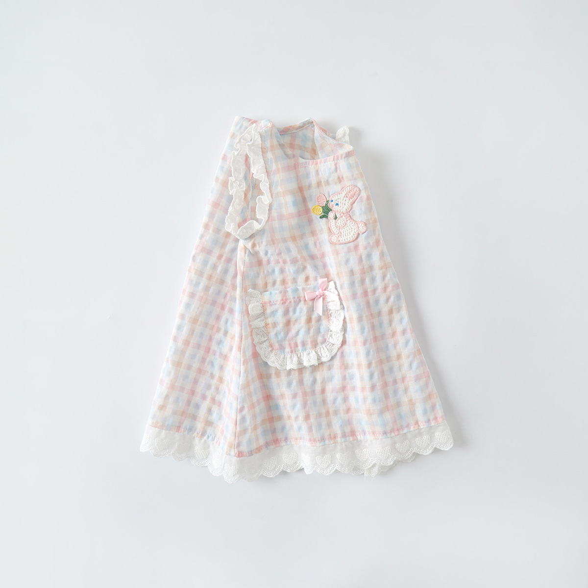 Vestido de Cordería con Conejo para Niñas Pequeñas - Estilo Tendencia para Bebés y Pequeños — imagen 4