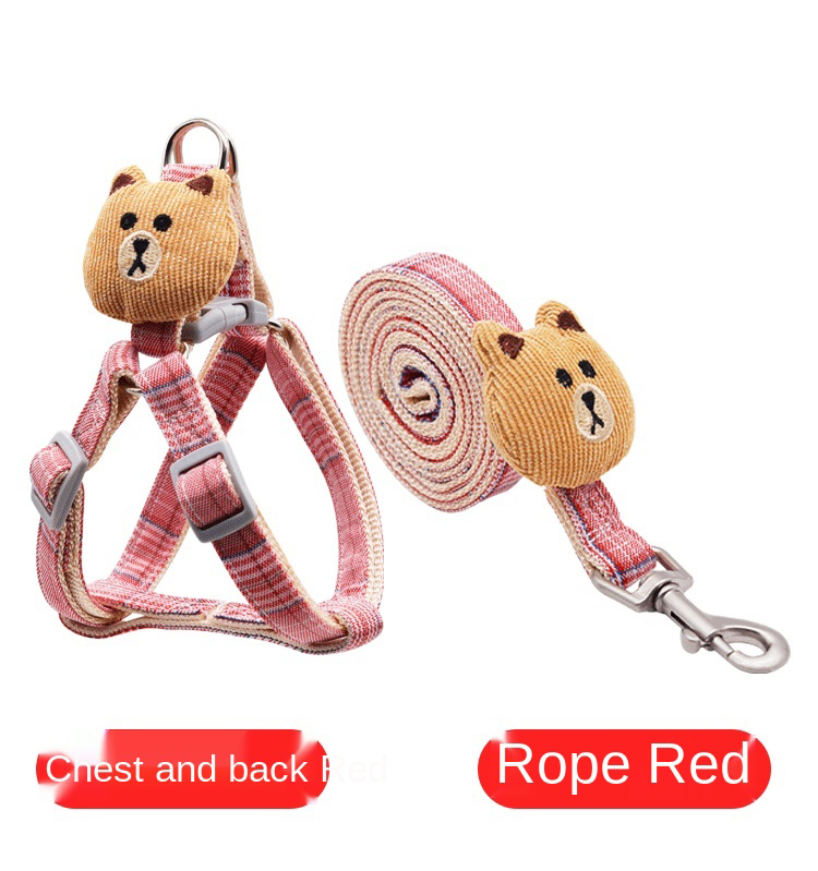 Dog Rope Bear Puppet Dog Traction Rope Adjustable Cat Rope Dog Rope Dog Chain Cat Rope Pet Traction Rope — image 7