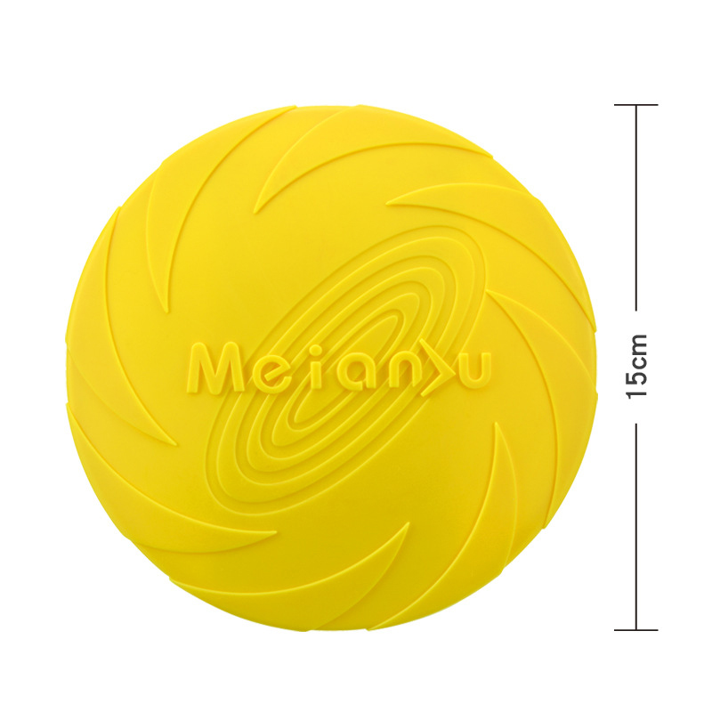 Meianju Dog Frisbee Pet Toys Interactive Toys Pet Frisbee Floating Bite resistant Retrieving Training — image 20