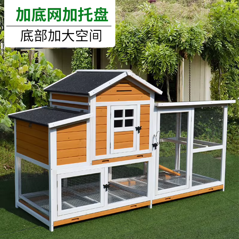 Casa para Pollos al Aire Libre Grande - Galpón de Palomas - Caja para Gatos - Refugio para Perros y Aves — imagen 2