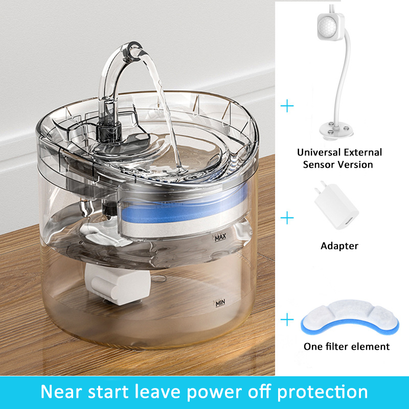 Dispensador de Agua Automático para Mascotas Circulación Inteligente Temperatura Constante Electrodoméstico Silencioso Accesorio de Suministros para Mascotas — imagen 9