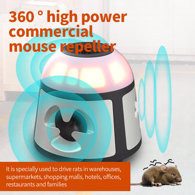 360 degree rodent repeller indoor pest repellent control ultrasonic plug in mouse repeller ultrasonic — image 3