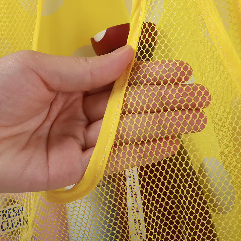 Baby Shower Bath Toys Duck Little Frog Rabbit Baby Kid Toy Storage Mesh with Strong Suction Cups Toy Bag Net Bathroom Organizer — imagen 6