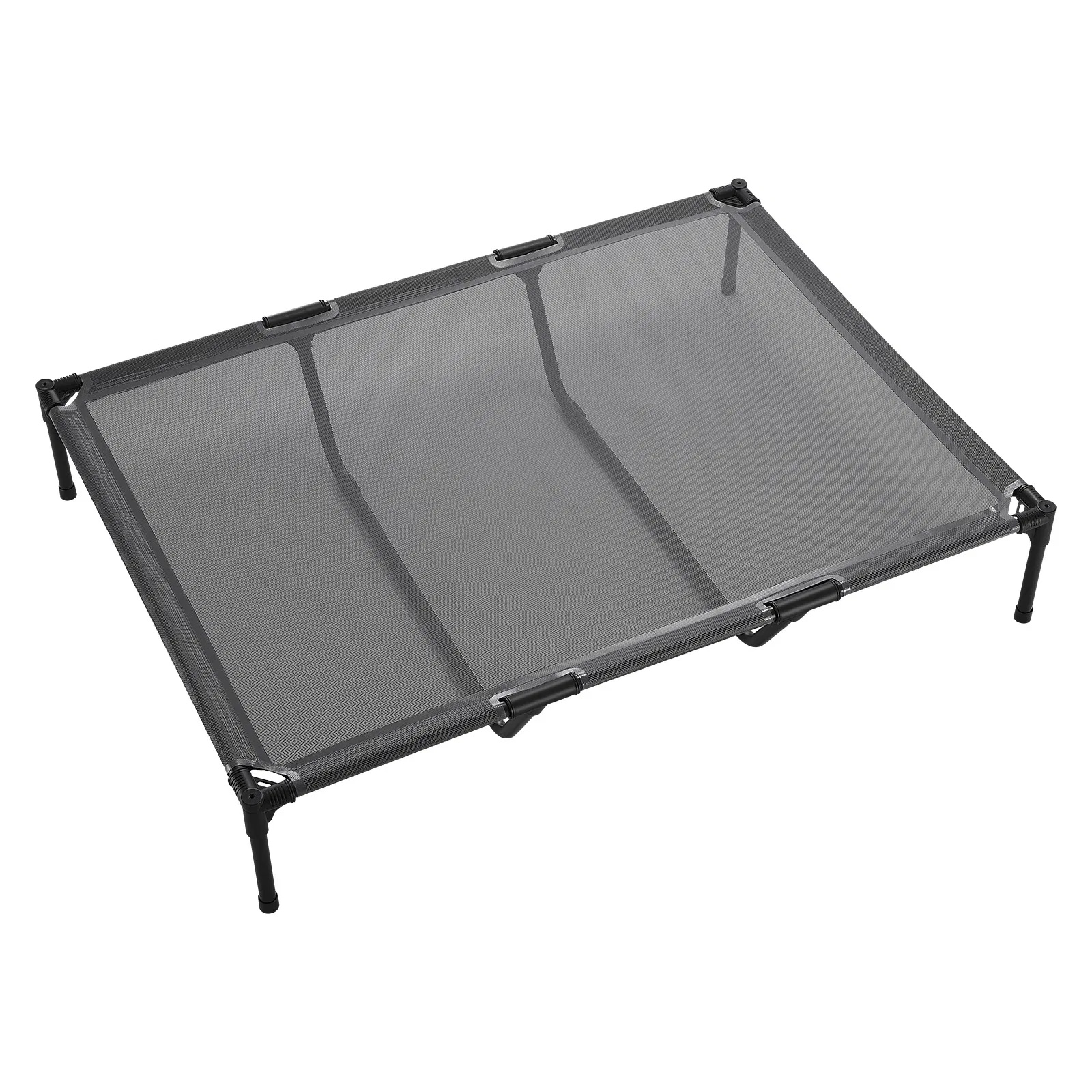 Elevated Dog Bed For Large Dogs XL, Raised Dog Cot With Heavy Duty Steel Frame, Breathable Teslin Mesh Cooling Dog Bed, Indoor & Outdoor Portable Hammock Pet Bed, Grey — image 5