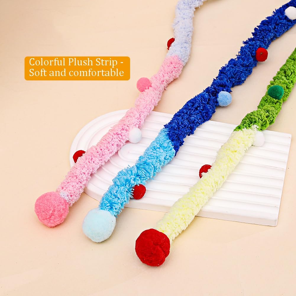Cat Toys Plush Srtip Cat Wands Interactive Cat Toys Colorful Cat Teaser Wands Interactive Cat Toys For All Breed Sizes — image 12