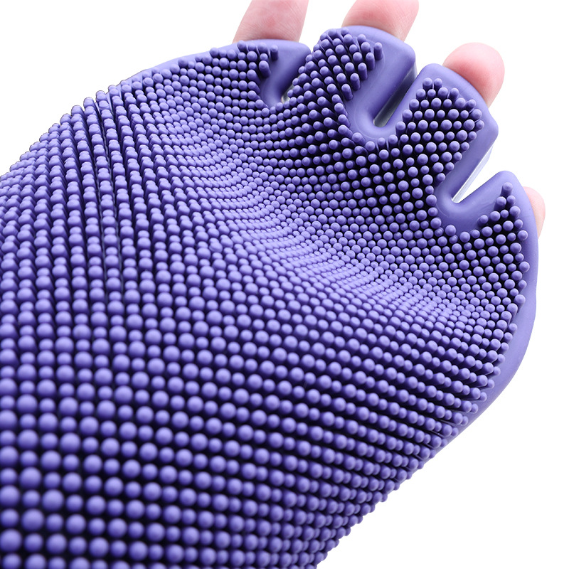 Guantes para mascotas de pelaje suave, cepillo de baño y masaje para gatos y perros — imagen 3