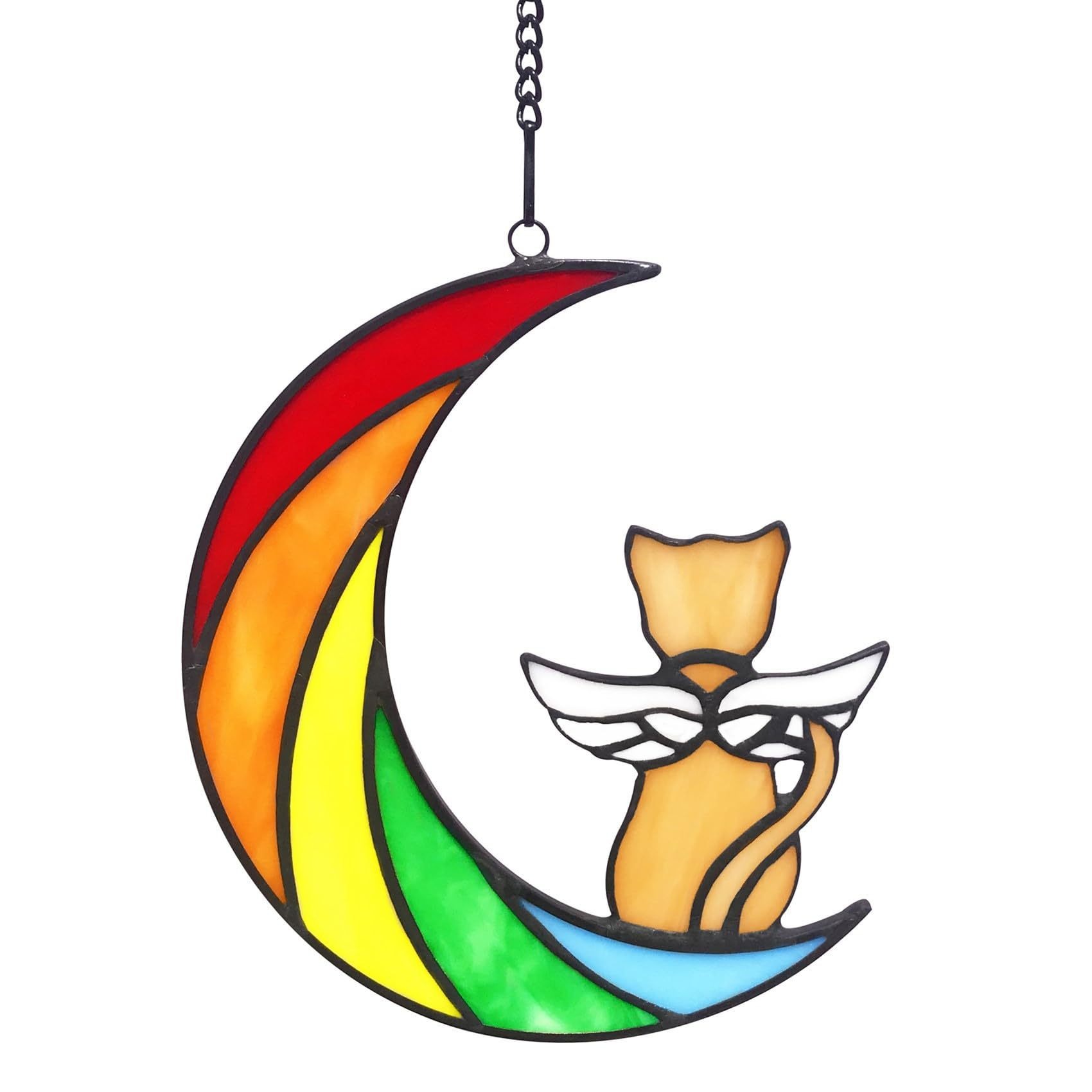 Cat enthusiast commemorative gift cute cat acrylic flat home window wall outdoor decoration pendant — image 3