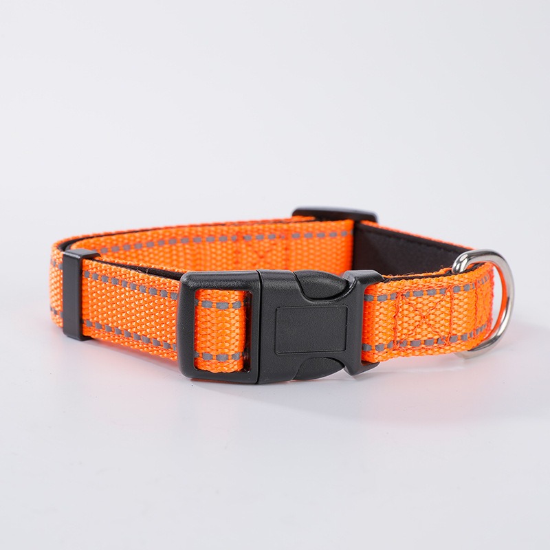 Nylon Material Reflective Neoprene Custom Color Dog Breakaway Collars Personalized — image 1