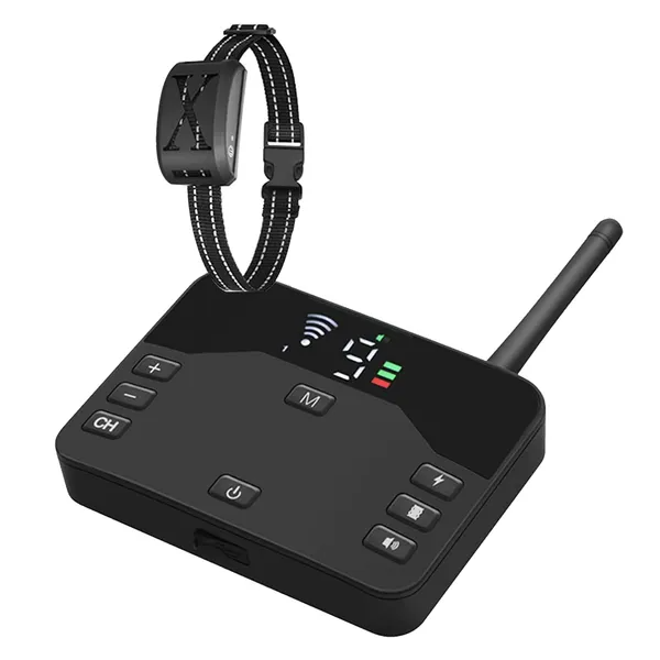 Sistema de Contención Eléctrica Inalámbrico para Perros con Protección contra Agua - Collar de Entrenamiento Eléctrico con Choque para Cachorros y Perros Grandes, Pequeños y Medianos — imagen 3