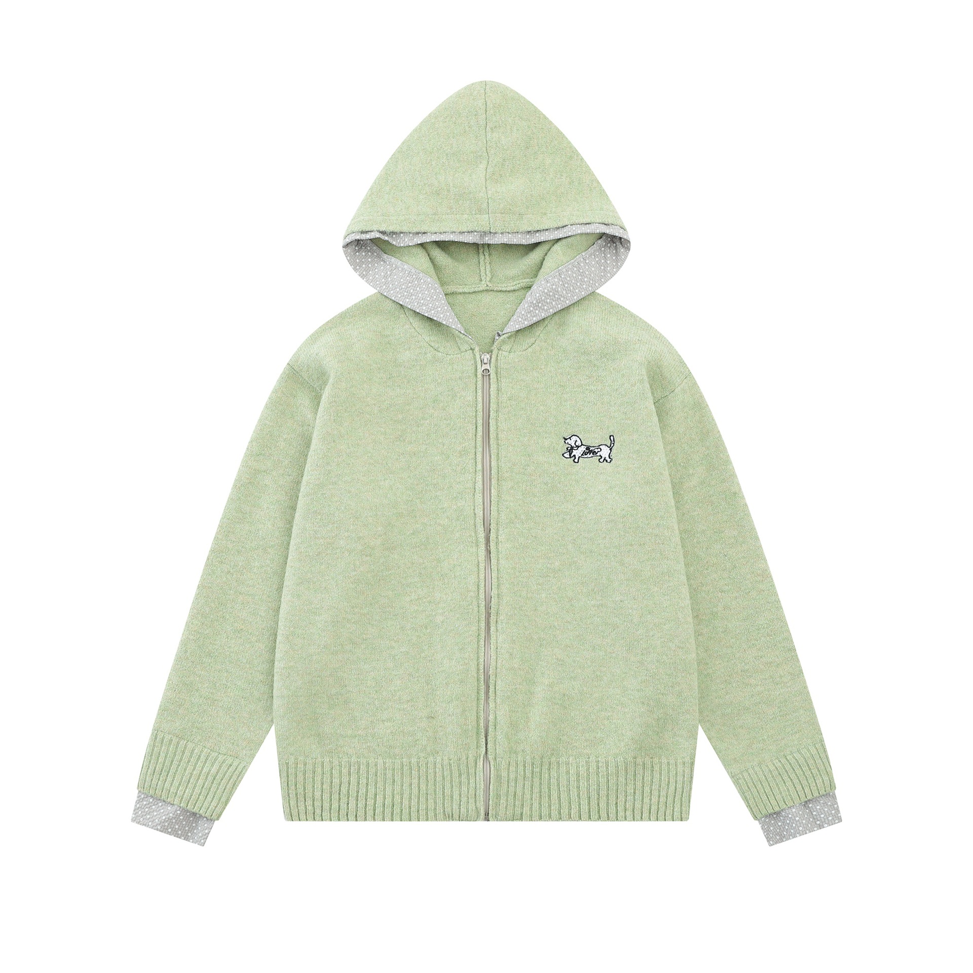 Small animal embroidery design sweater — imagen 8