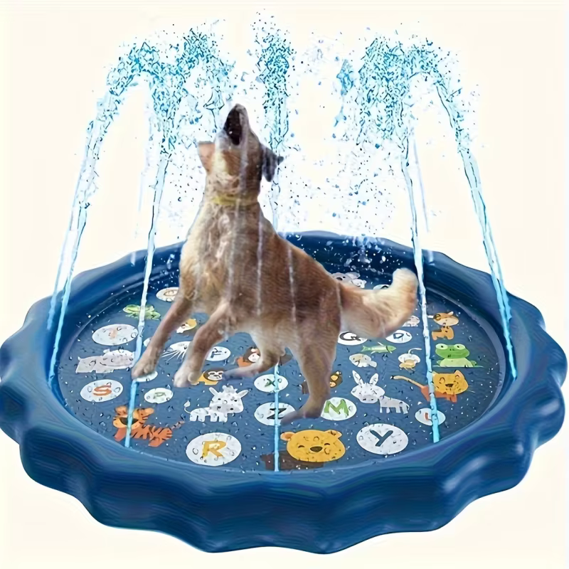 Baño para Mascotas al Aire Libre de Alta Resistencia con Función de Aspersión de Agua - Suavizante Antideslizante para Perros — imagen 1