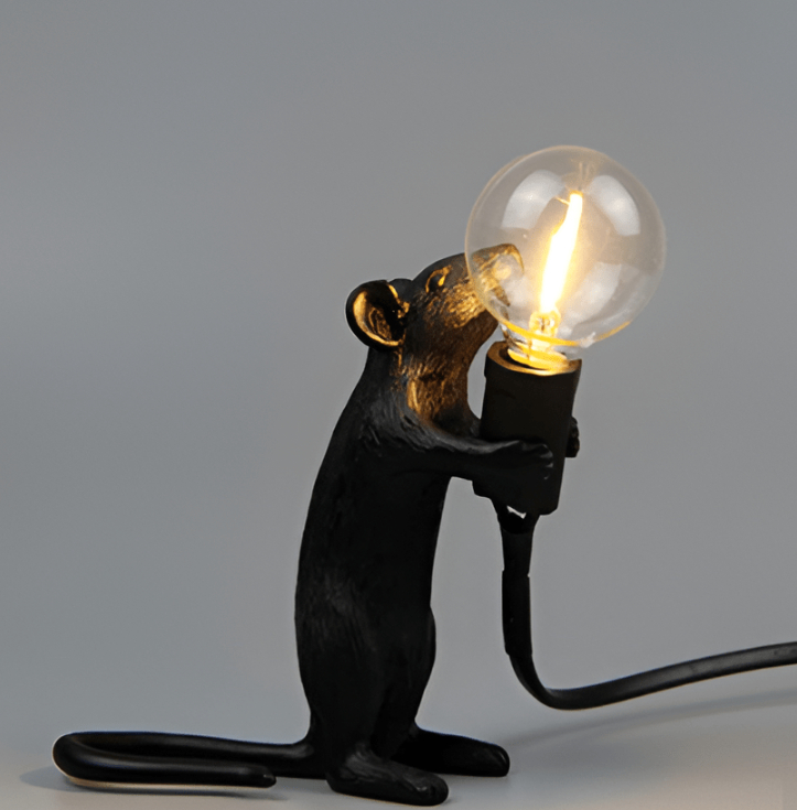 Lámpara de Resina Mini Animal Ratón Luz — imagen 5