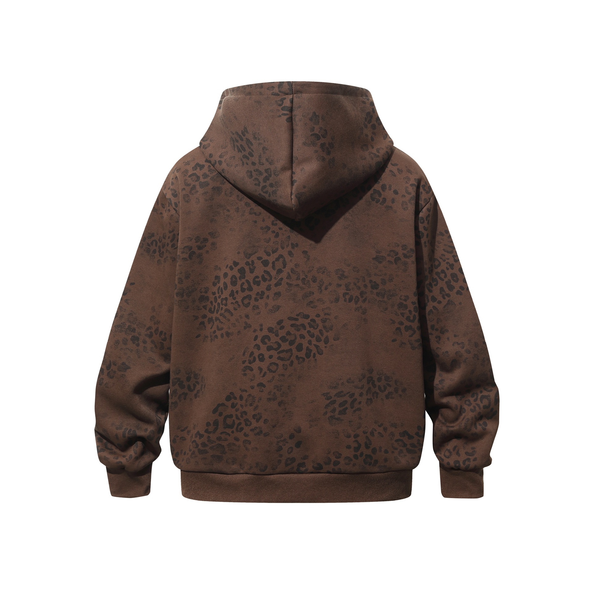 Leopard print full zip hoodie — image 3