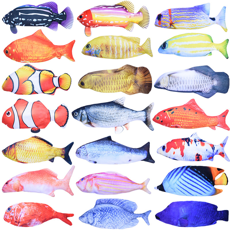 Electric Fish Will Jump, Simulating Fish Glow, Charging, Rocking Fish, Playing Cat Pet Toy — image 1