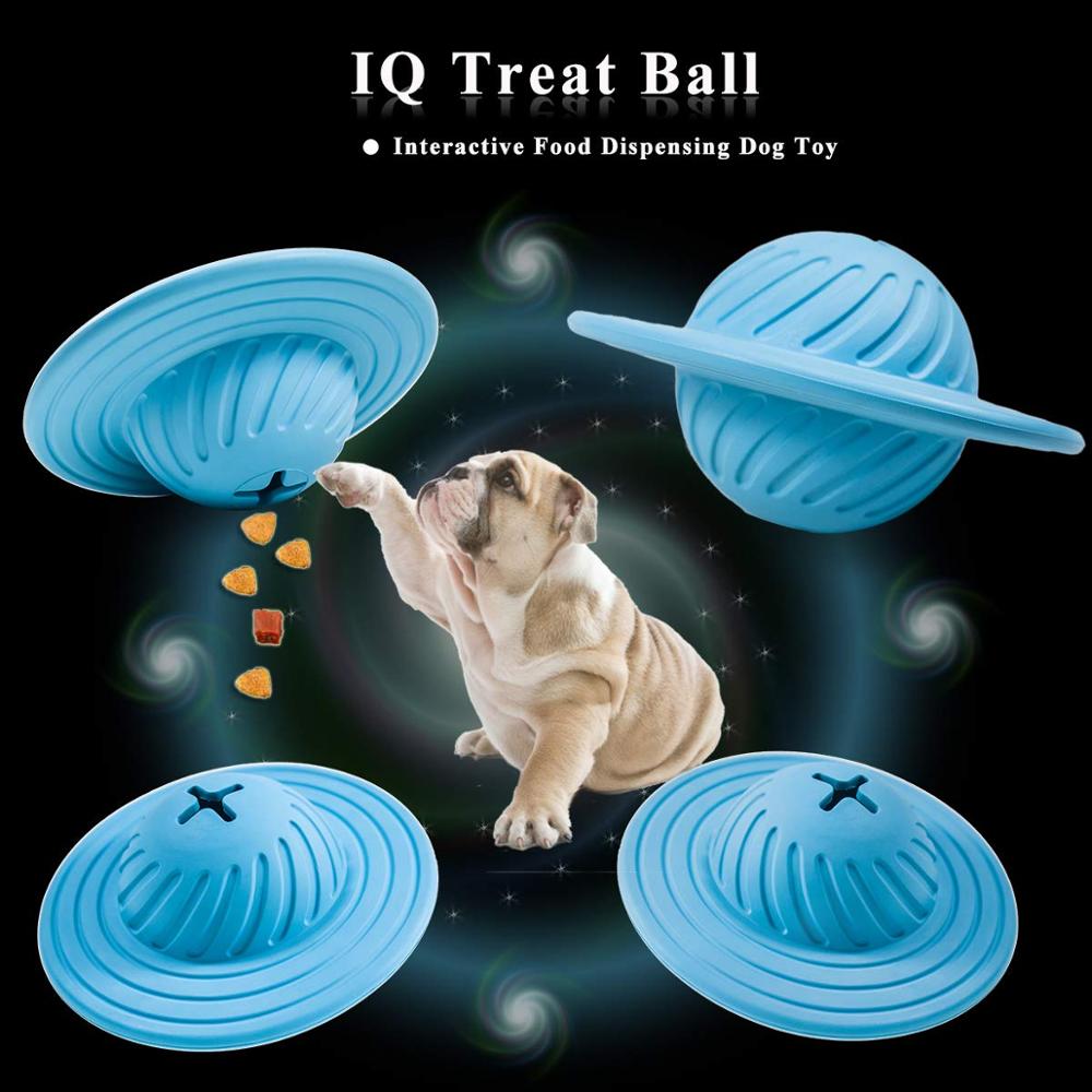New Dog Toy Ball Pet Supplies Tooth Grinding Toy Natural Rubber Frisbee Cat and Dog Toy Food Leakage Device — image 4