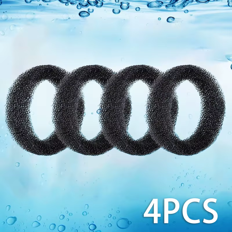 4PCS Pet Fountain Filter Pet Water Round Filter Foam For Cat Drink Fountain Cat Water Sponge Filter Cat Fountain Replacement — image 1