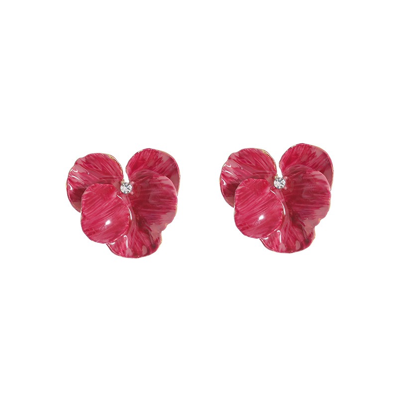 Pulseras de gotitas de aceite en forma de pétalo tridimensional, personalidad sofisticada, dulces y festivas — imagen 3