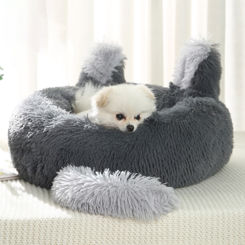 Cat Litter Dog Litter Rabbit Ears Pet Litter Dog Bed Winter Warm Mat Dog Mat Pet Supplies — image 1