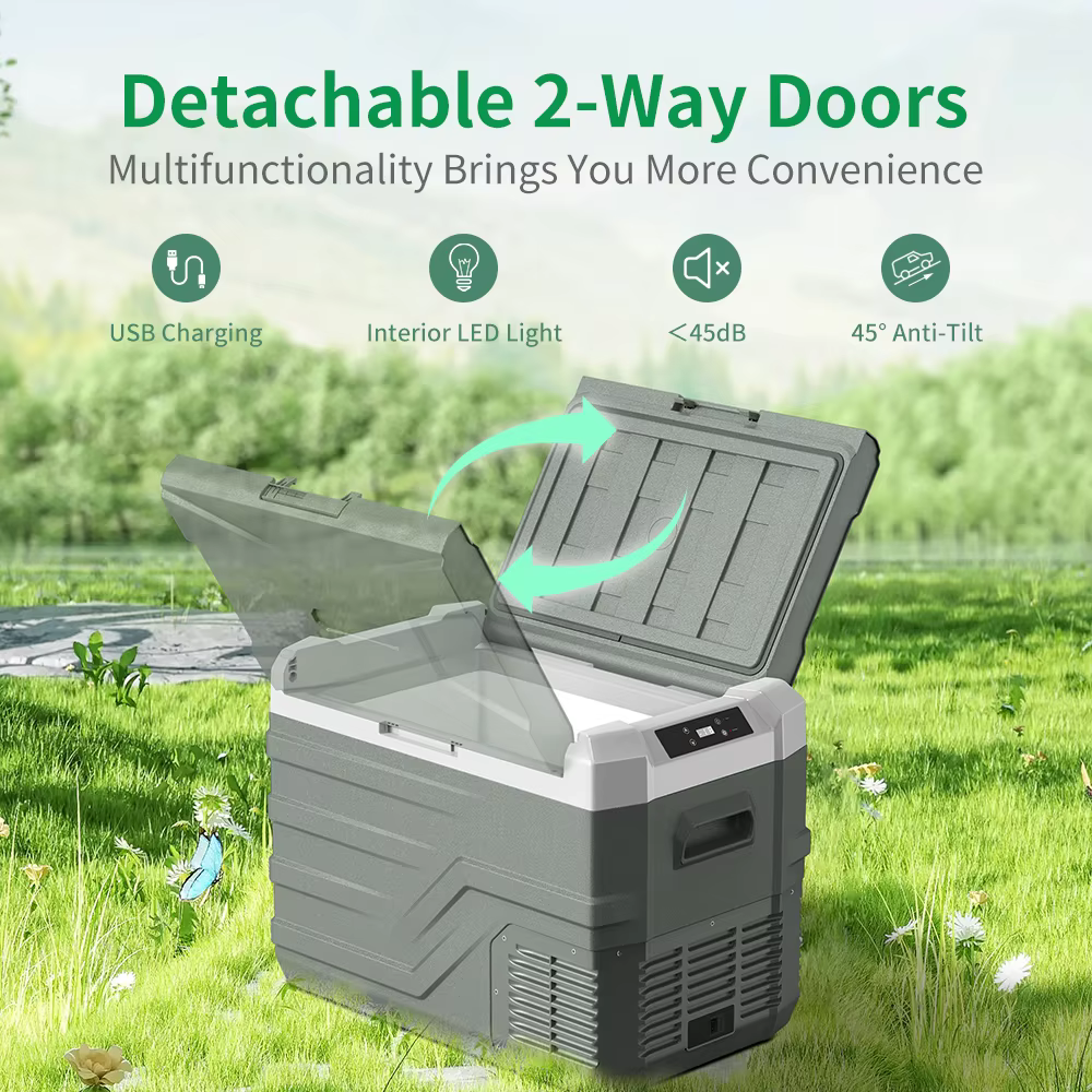 Alpicool NL 25L 35L 45L Car Refrigerator 12V Compressor Fridge Freezer 12/24V DC 100-240V AC Portable Cooler for Camping Travel — image 5