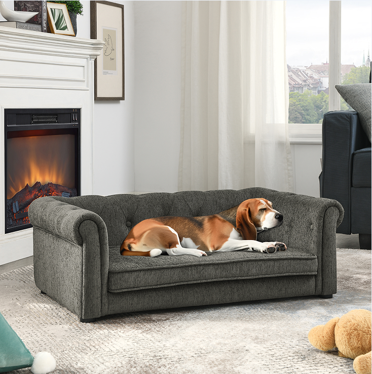 Sofá de Perro Elegante Rectangular para Canes Medianos y Grandes — imagen 2