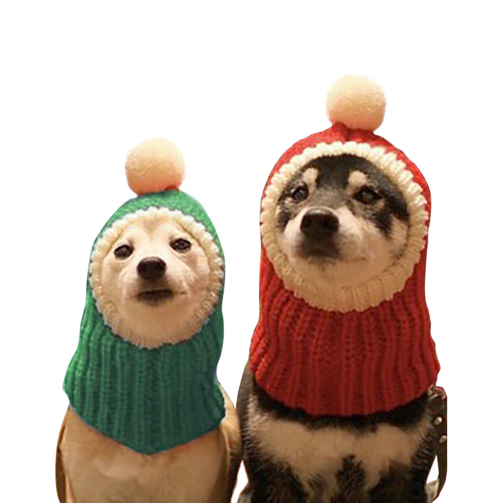 Pet Hat Dog Halloween Christmas Head Cover Cat Teddy Bichon Frightening Headdress Supplies — image 1