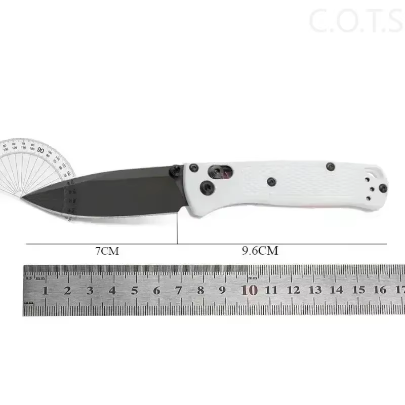 BM 533-3 MINI Bugout Nylon Wave Fibre Handle Axis Lock Folding Outdoor Self Defense Pocket Knife EDC Camping Hunting Tools — image 6