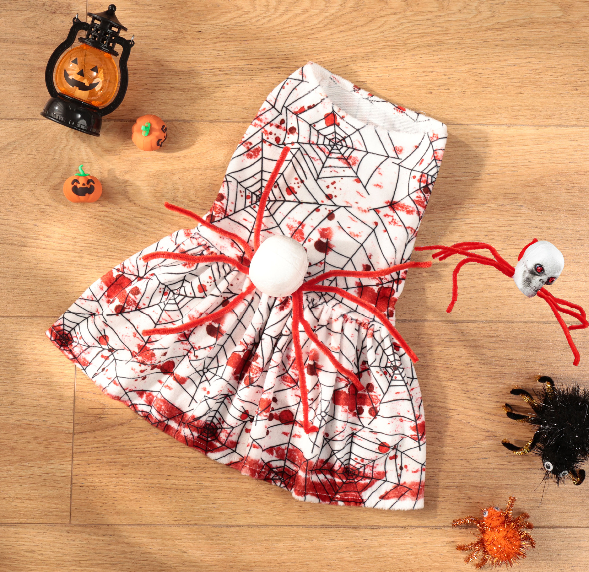 Disfraz de Halloween para Perros: Ropa de Cuatro Patas con Araña Sanguinaria Pequeño Tamaño — imagen 8