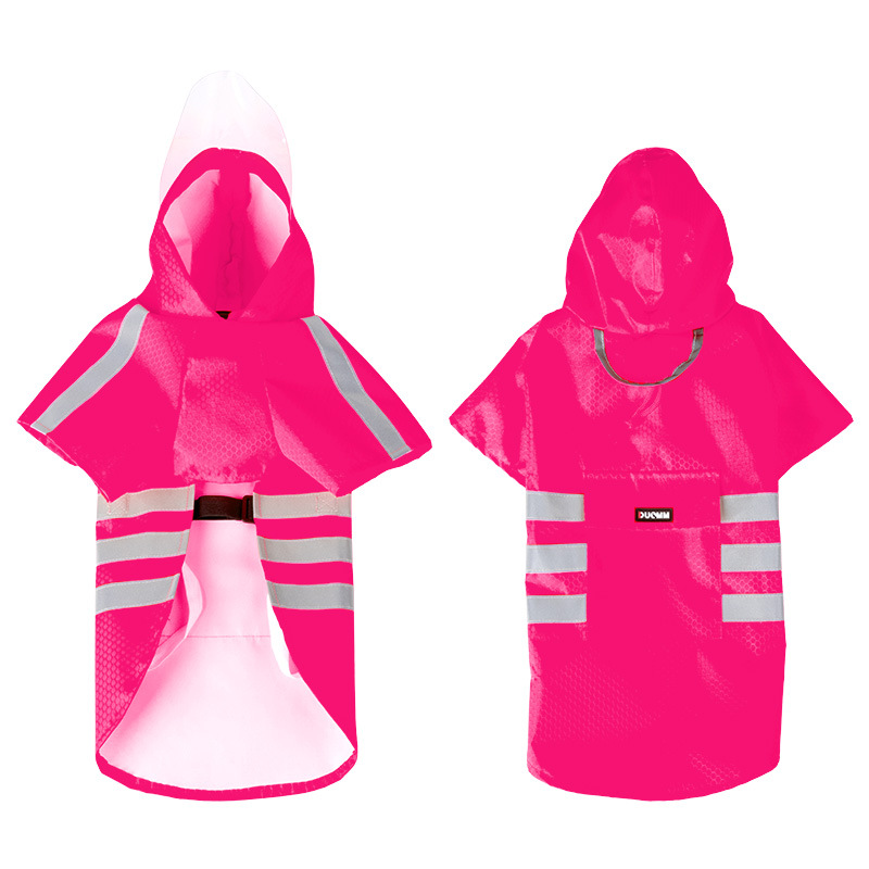 Chaquetón para Perros Grande - Estilo Poncho con Cinta Reflectante Impermeable y Resistente al Viento — imagen 10