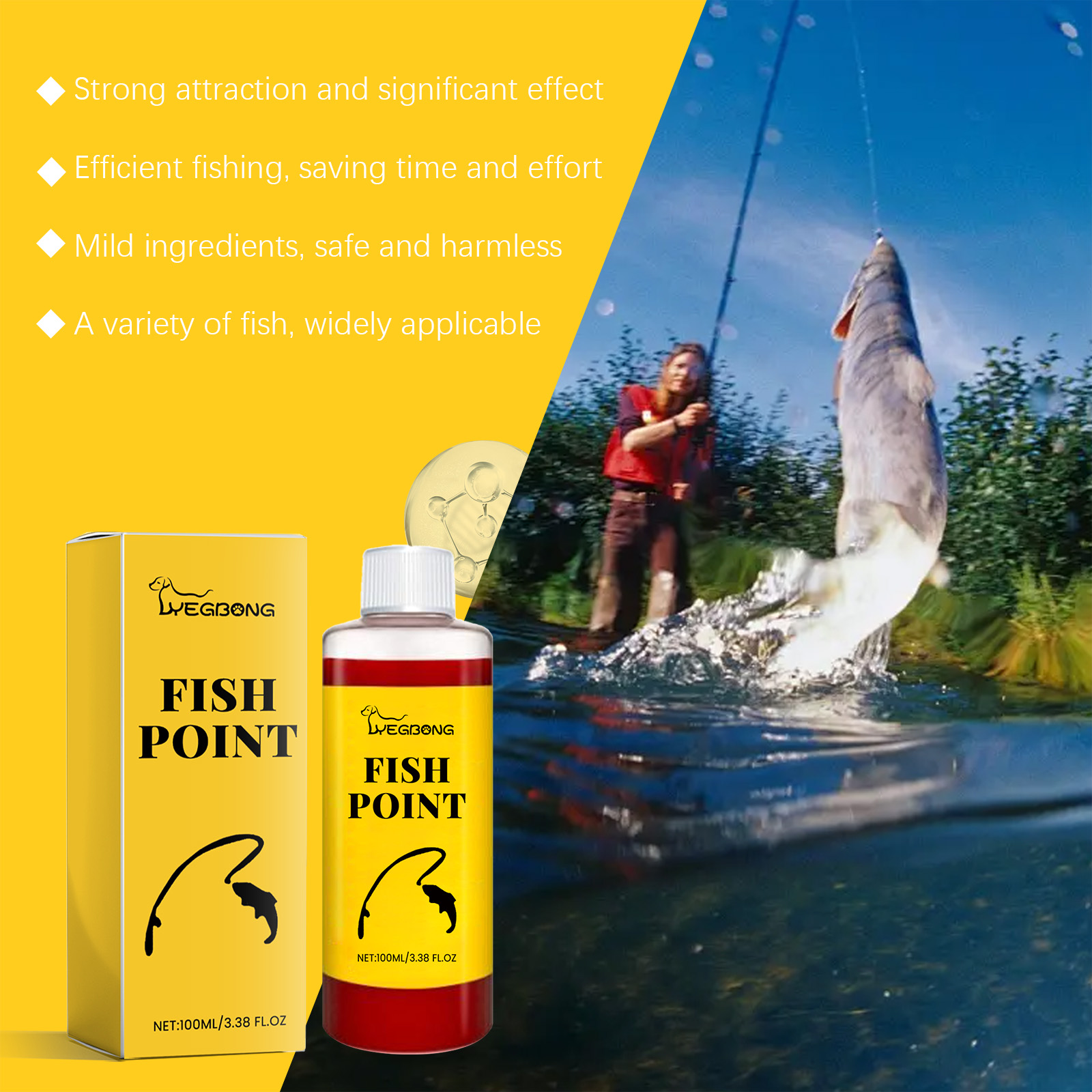 Red Bug Bait Fish Feed Nutrient Fishing Wild Fishing Attractant Fish Attractant — image 5