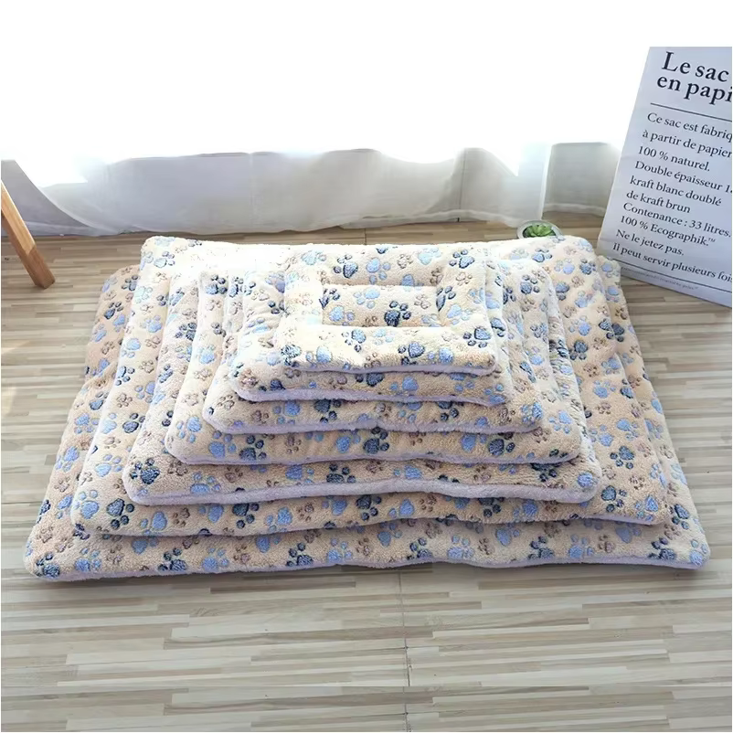 Double-sided Pet Mat Mats Short Plush Pet Sleeping Bed for Cats Small Dogs Cute Pet Pad Blanket Warm Kitten Cushion Cat Sofa Bed — image 5