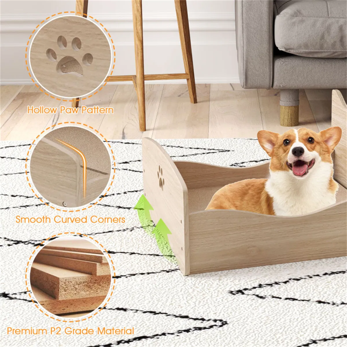 Elevated Pet Bed Frame 21" x 18" x 20" — image 3