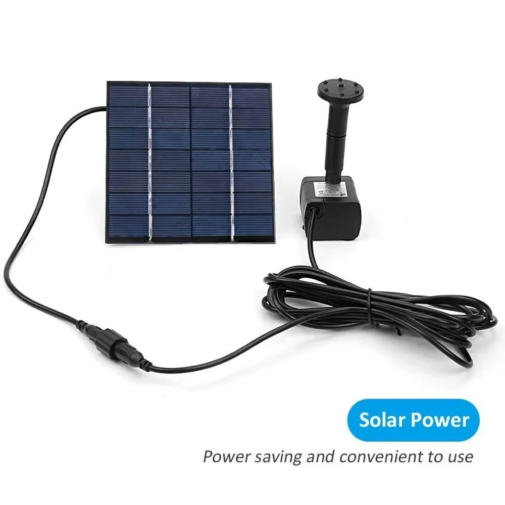 Kit de Mini Bomba de Fuente Solar 1.4W con Panel Solar, Bomba de Agua Para Jardín, Estanque, Fuente de Agua, Bebedero de Aves Interior y Exterior — imagen 5