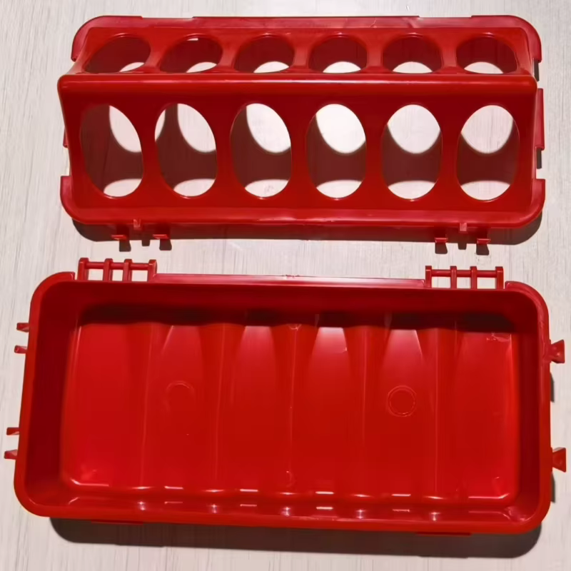 Chicken Feeder: Multi-Hole Tray, Anti-Theft, for Chicks, Quail & Wyandotte — image 3