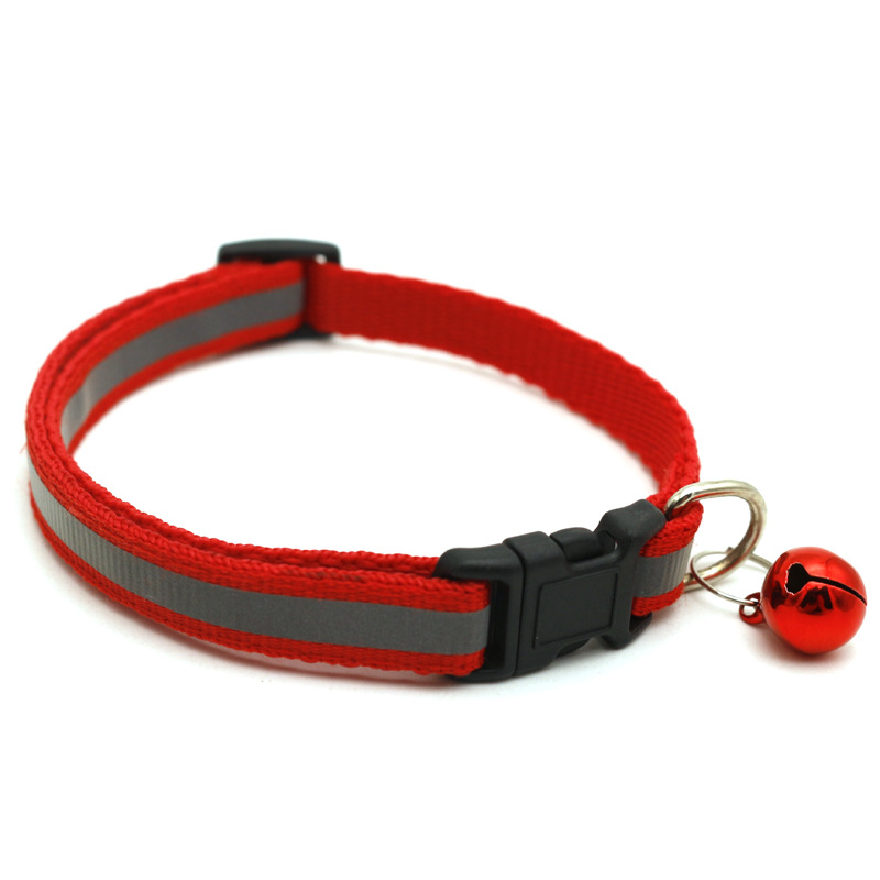 JK Pet Reflective Patch Collar Reflective Cat Dog Collar Bell Collar Pet Luminous Collar — image 14