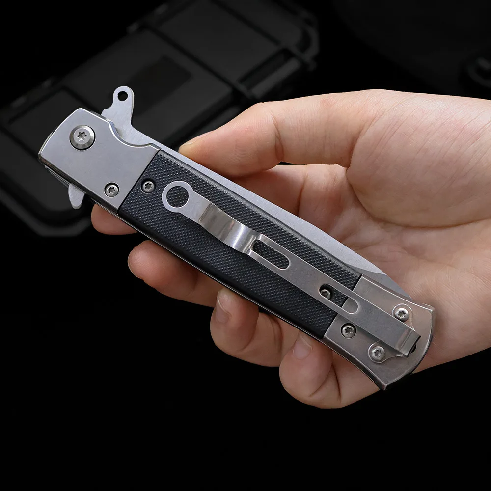 Outdoor Portable Folding Fruit Knife High Hardness Stainless Steel Pocket Cutter Camping Survival Vegetable Peeling Knife EDC Ha — image 3