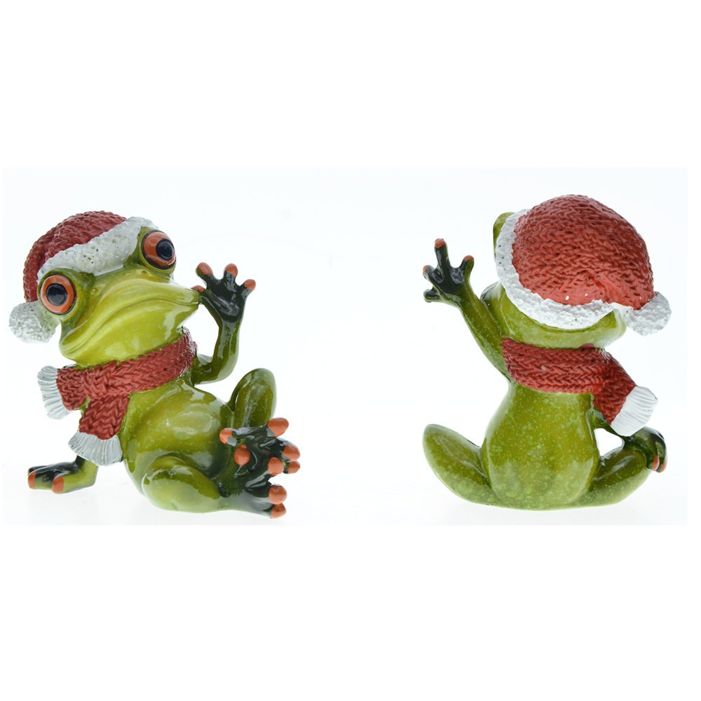 Home Couple Frog Resin Craft Decoration — imagen 4