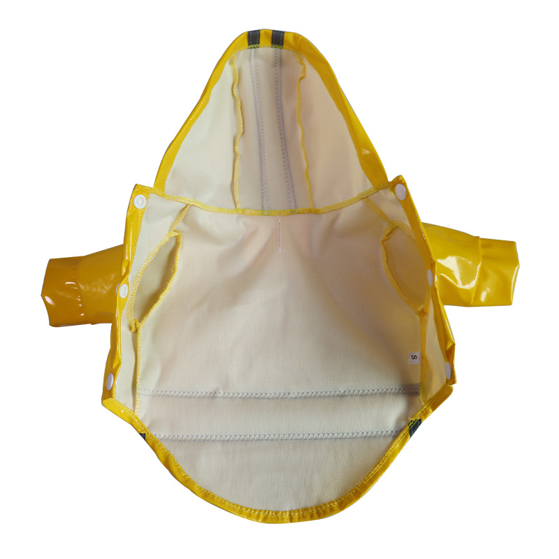 Pet Raincoat with Reflective Strips, Thickened Waterproof Raincoat for Small and Medium Dogs — image 4