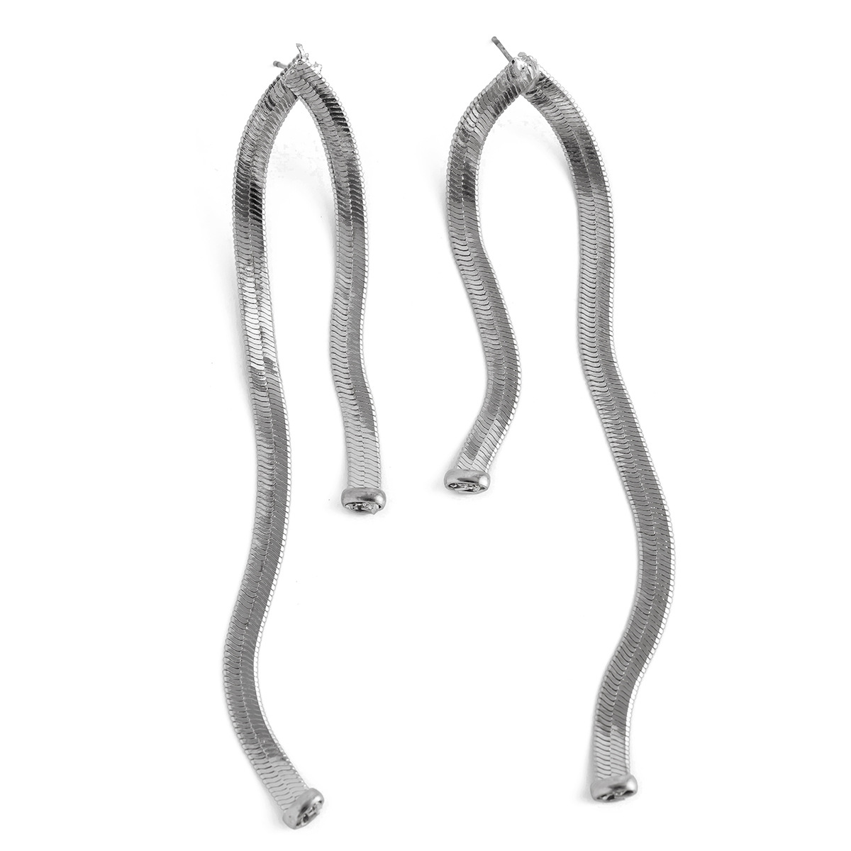 Party snake bone chain earrings personalized long tassel earrings Earring women's earrings — image 5