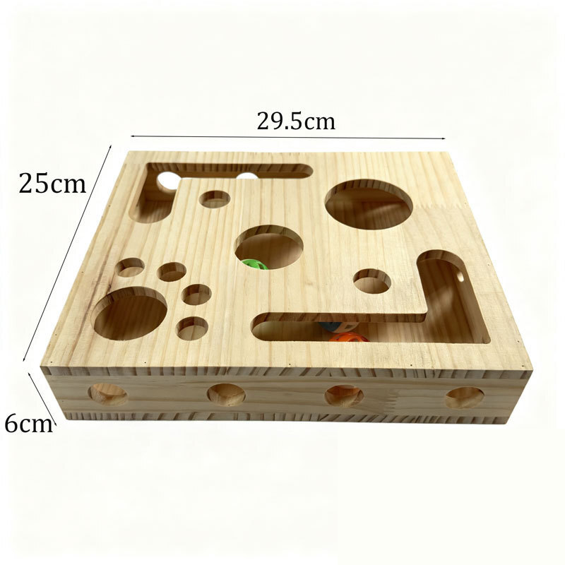 Durable Cat Nail Grinder with Bell Ball & Interactive Maze Tunnel - Enriching Toy and Scratching Activity for Active Kittens — image 2