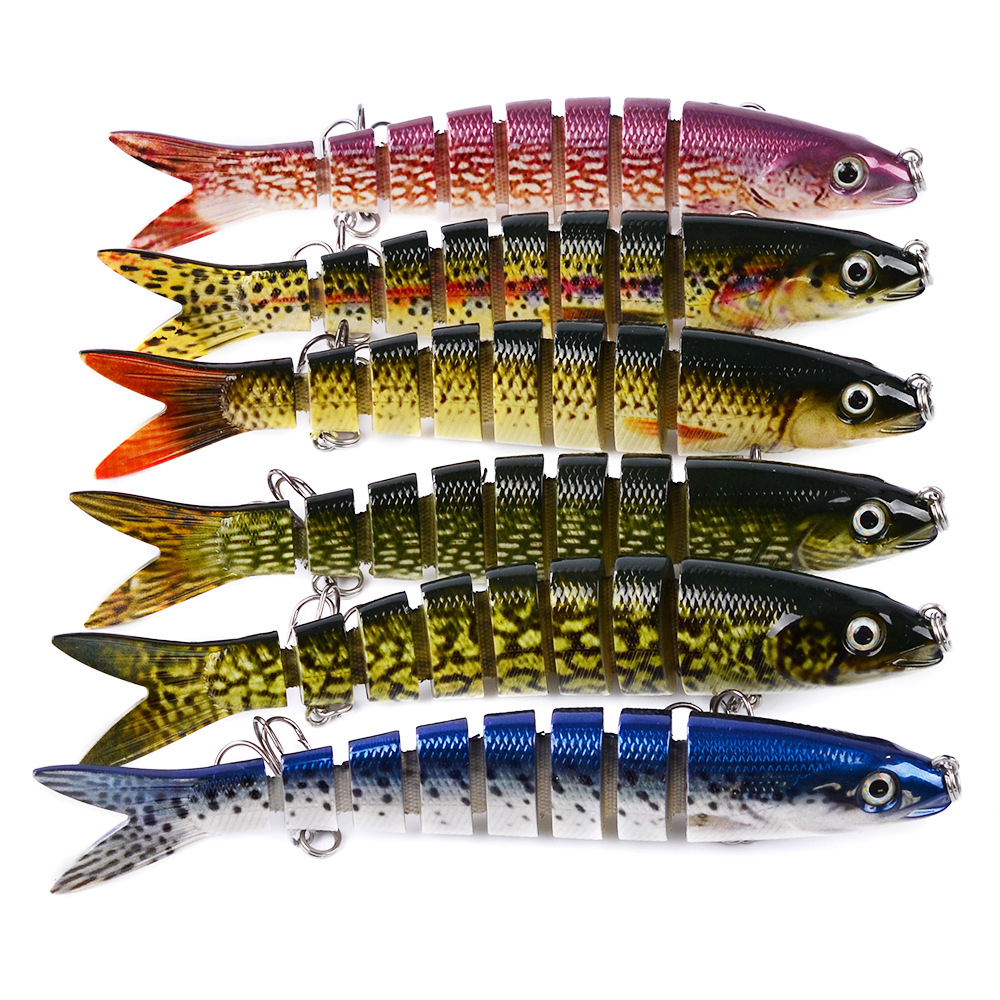 Lureres Artificiales para Pescar Lucio Multisecciones Unidas Secciones Duras de Tiro Lazo para Peces Lucio y Carpín — imagen 1