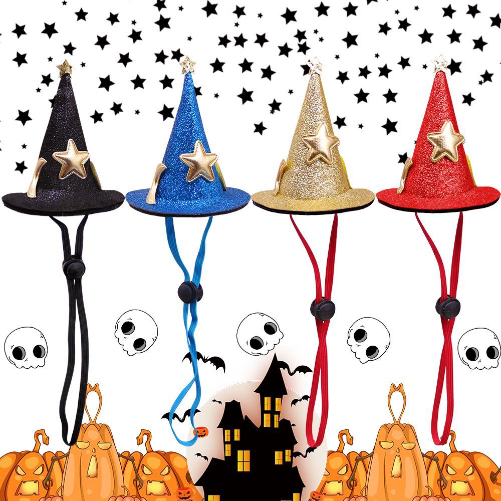 Cute Adjustable Decorations Mini Pet Dog Cat Halloween Hat — image 2