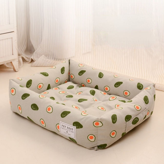 Four-Season Universal Removable And Washable Cat Litter Summer Cooler Pet Nest Winter Warm PP Cotton Dog Mat Cat Litter — image 6