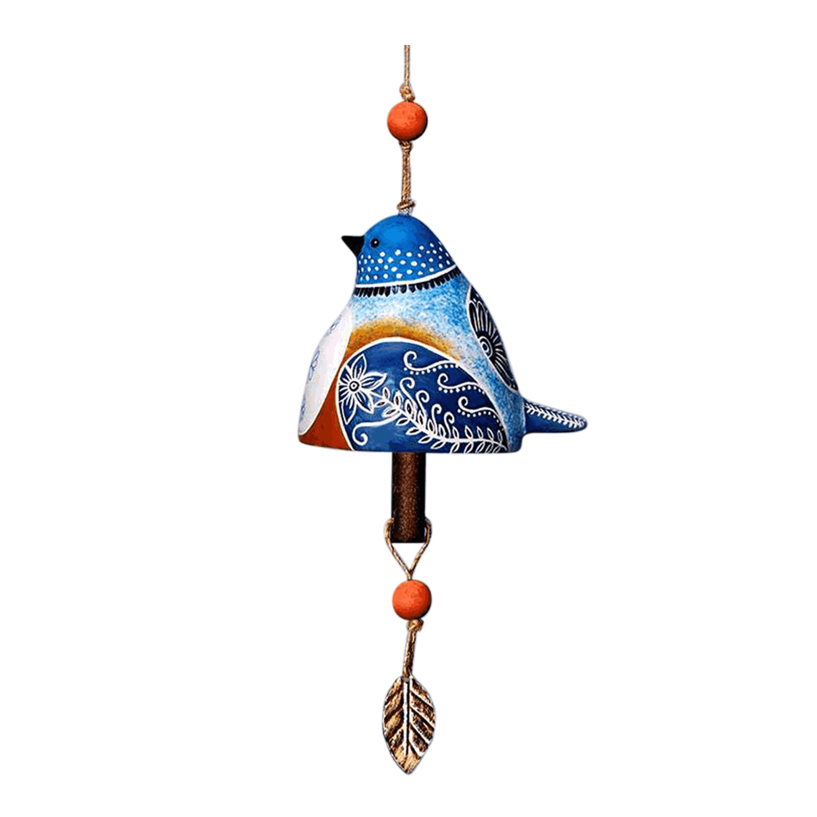 BIRD SONG BELL Resin Handicraft Wind Chime Pendant Garden Home Decoration — image 7