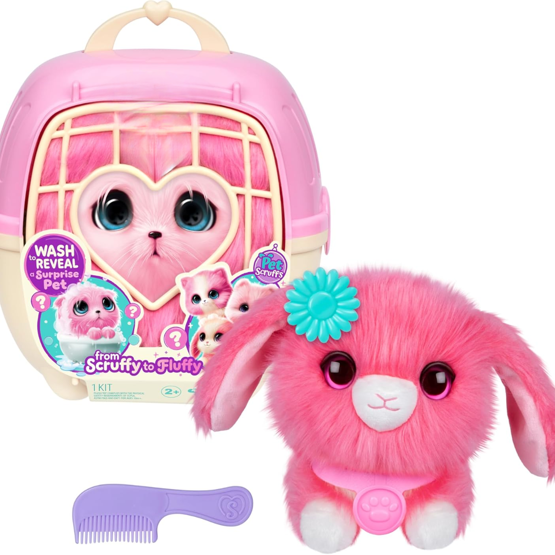 Surprise Pet, Mystery Plush Toy, Wash To Reveal Wash To Reveal 1 Of 3 Rescue Pets — image 1