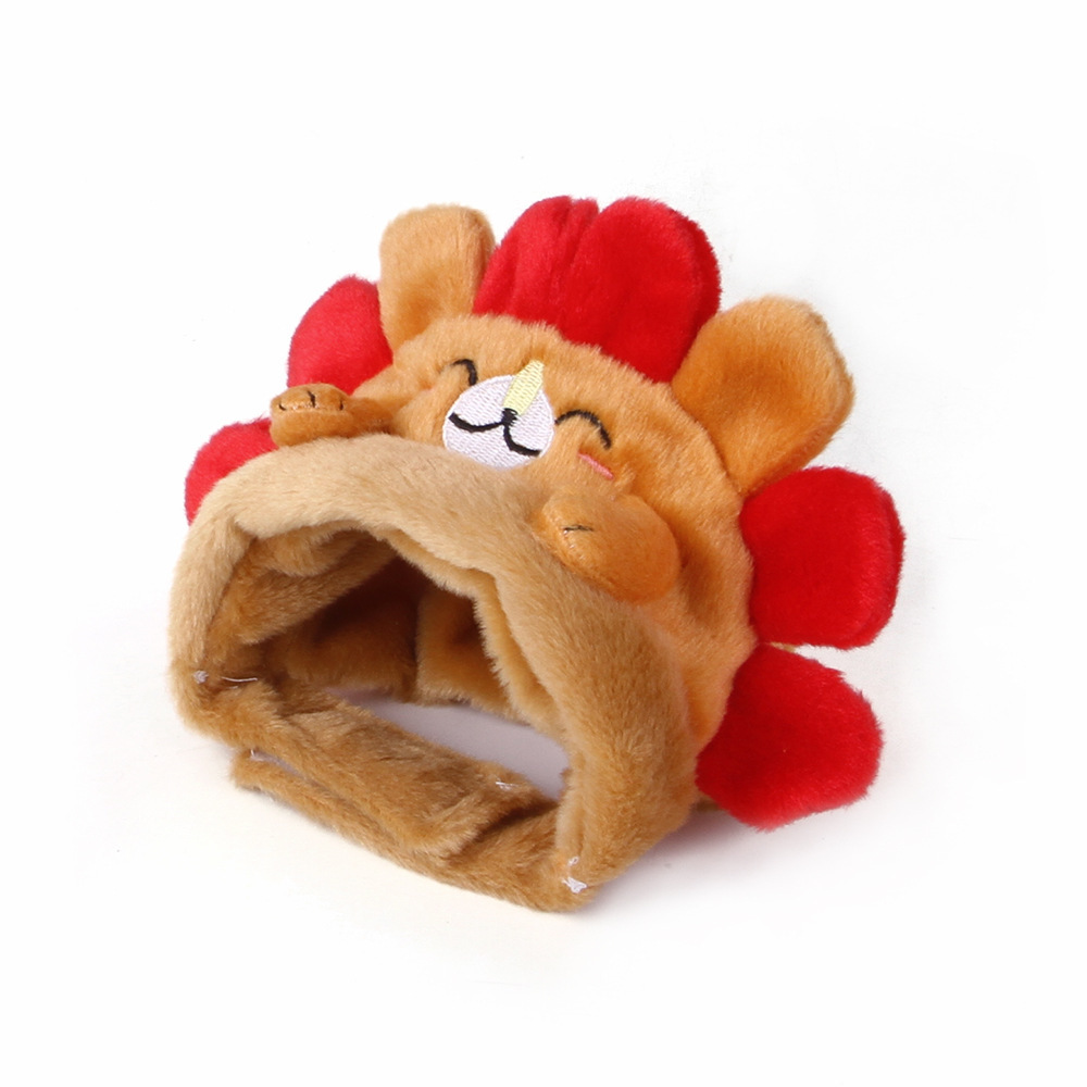 Cute Hedgehog Pattern Pet Head Cover Windproof Outdoor Decorative Mask for Cats and Small Dogs — image 3