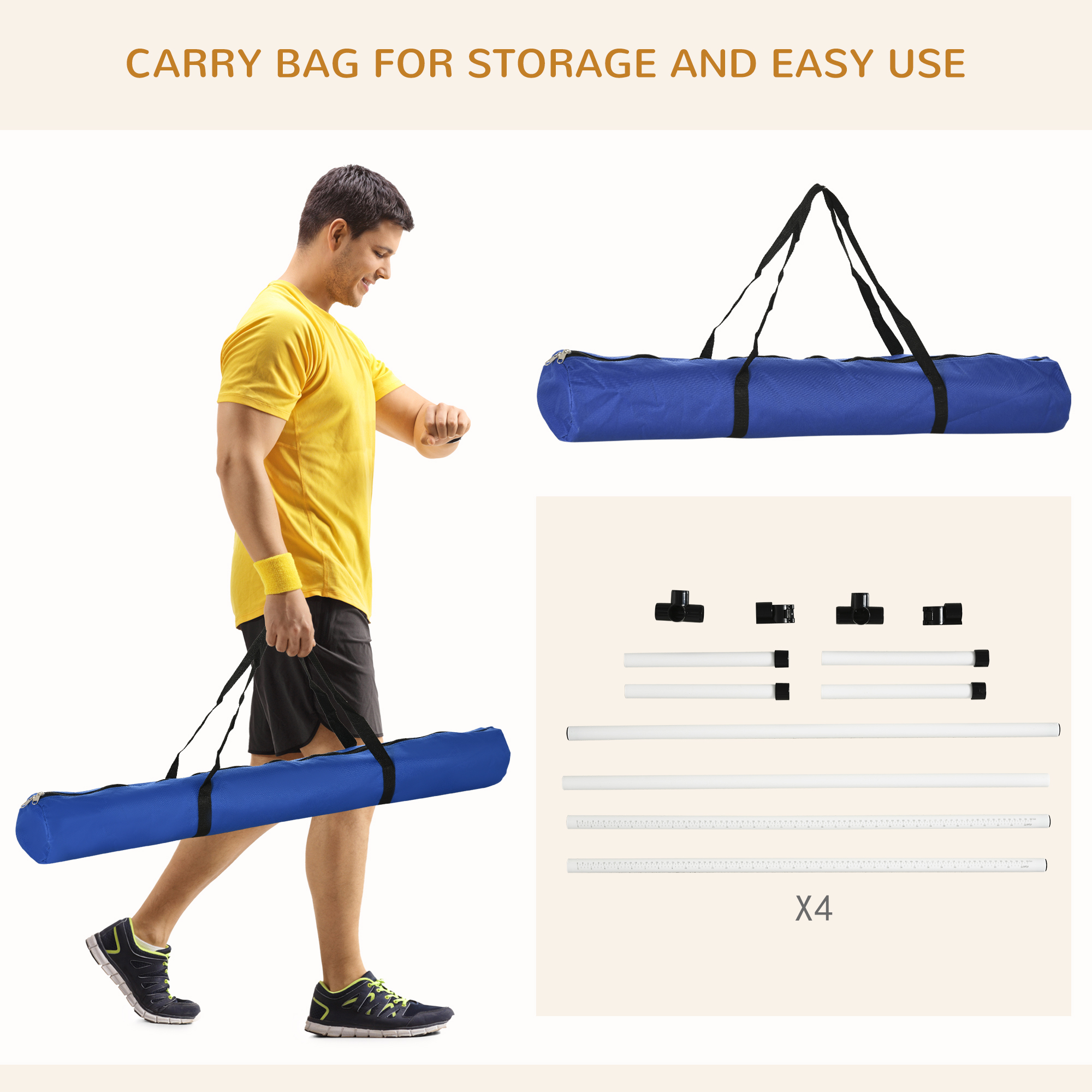 4-piece Dog Agility Training Equipment With Height-adjustable Jumping Poles — image 7