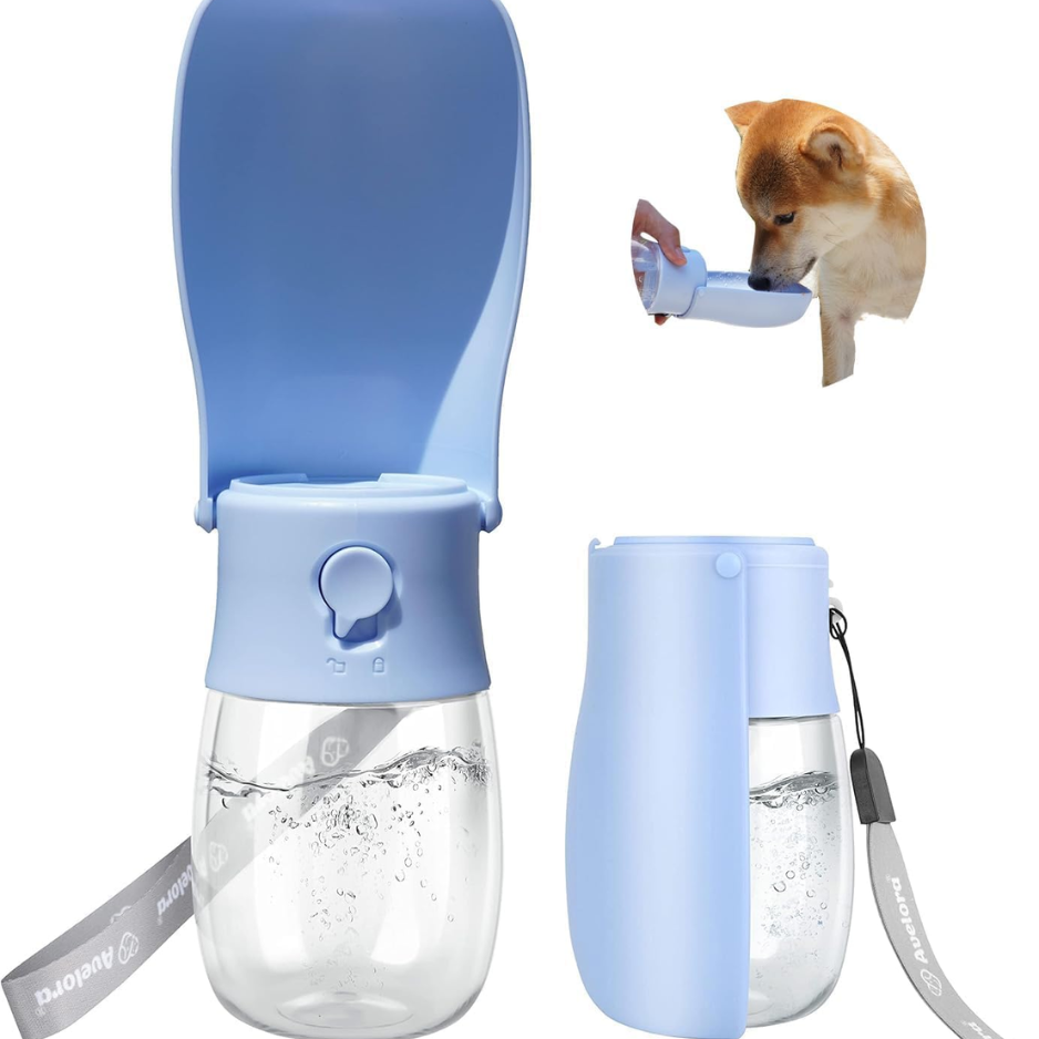 Foldable Dog Water Bottle, Portable Water Dispenser For Cat, Rabbit, Puppy And Small Animals, The Perfect Dog Gifts And Dishwasher Safe Pet — image 1