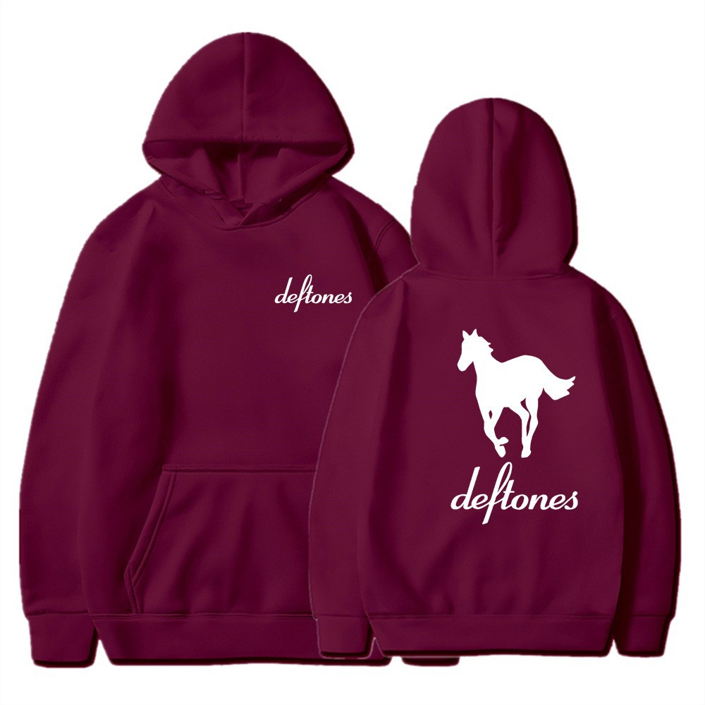 Deftones White Horse Print Hoodie Casual Unisex Sweatshirt — image 20