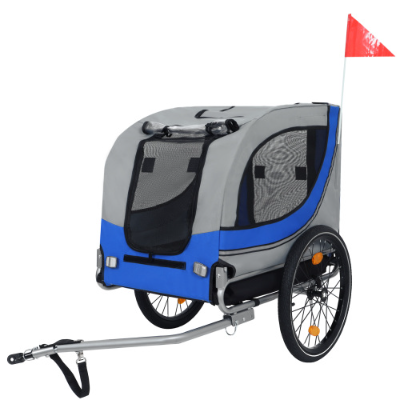 Large Folding Bike Trailer For Dogs 120LB Capacity All-Terrain Pet Carrier, Durable Steel Frame For Cycling, Jogging, Camping Outdoor Adventures — imagen 19