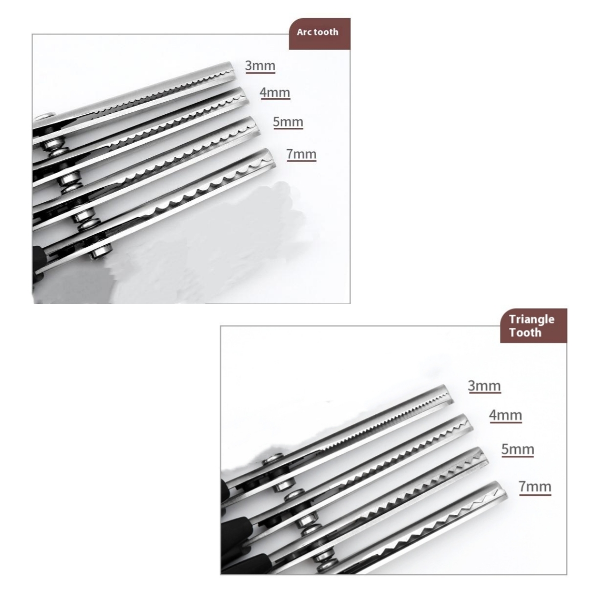 Tijeras de Corte para Perros con Dientes Serrados, Manuales y Artísticas — imagen 12